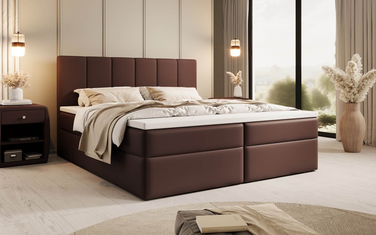 Boxspringbett Aurelia Kunstleder mit Stauraum