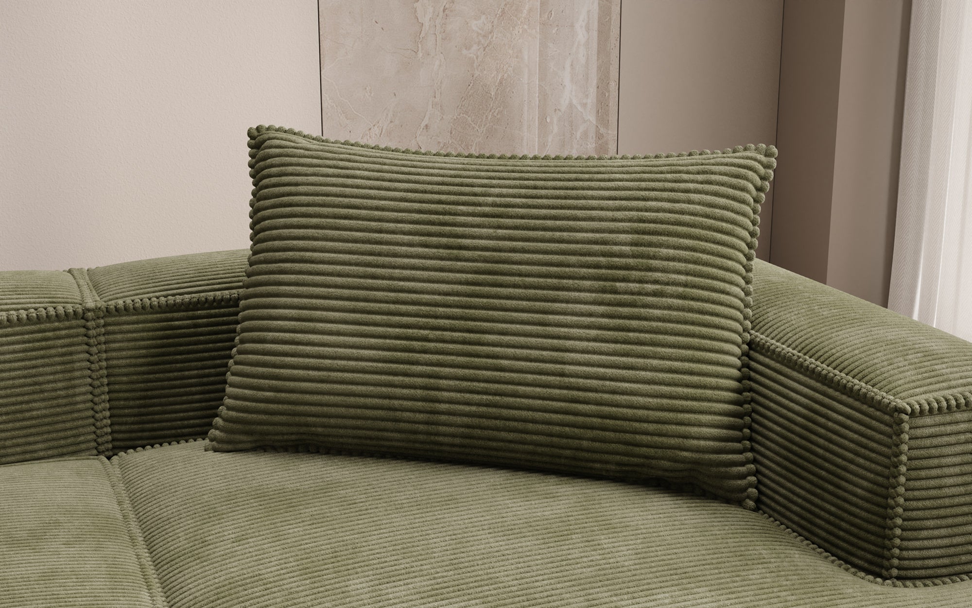 Zierkissen Lesley 45x80 in Cord
