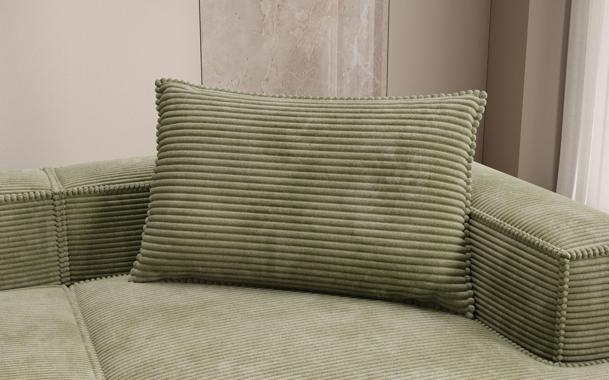 Zierkissen Lesley 45x80 in Cord