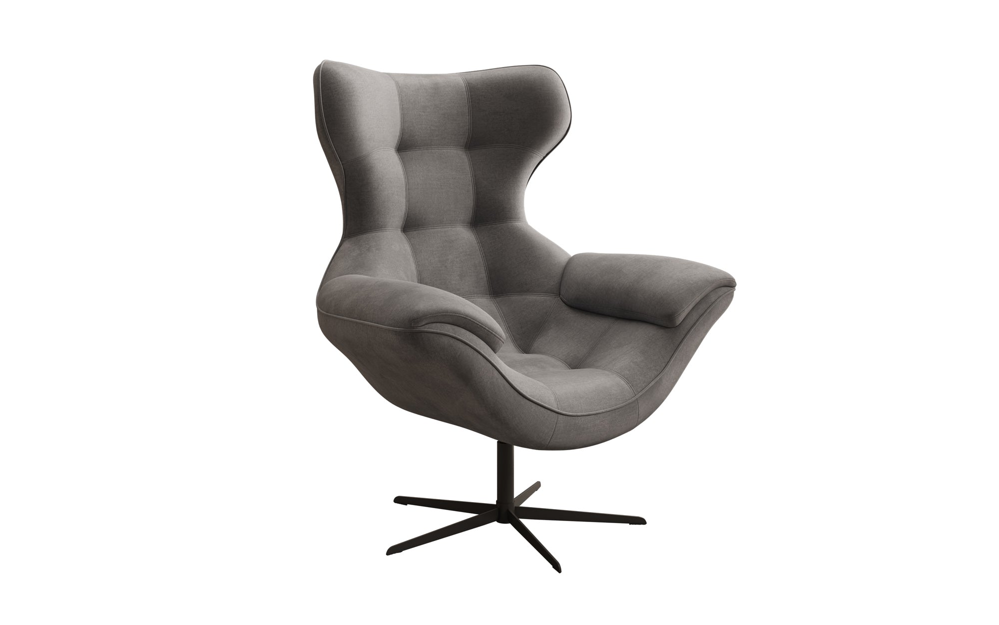 Designer Sofa-Sessel Aurelio in Samt