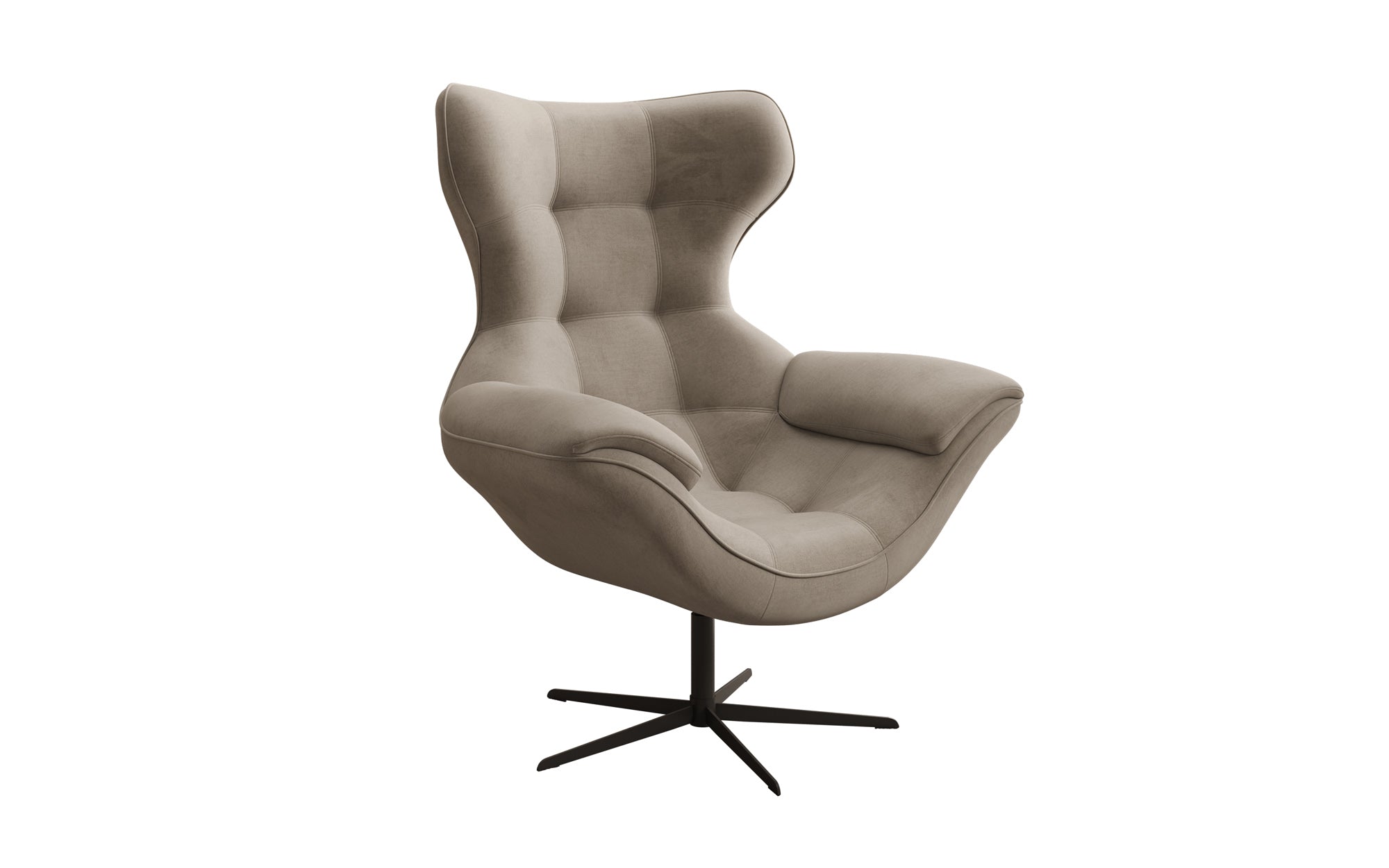 Designer Sofa-Sessel Aurelio in Samt