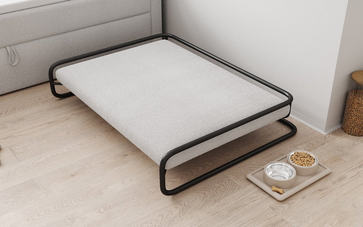 Hundebett Arlo 110×80cm in Bouclé