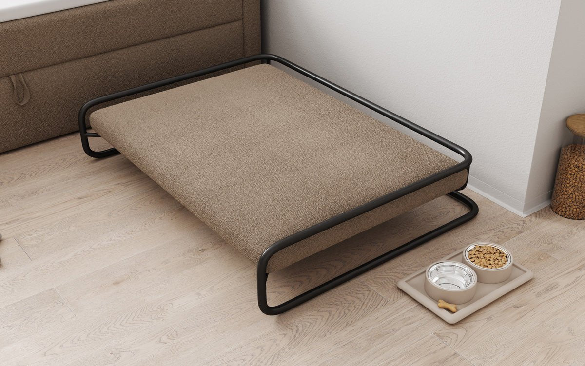 Hundebett Arlo 110×80cm in Bouclé