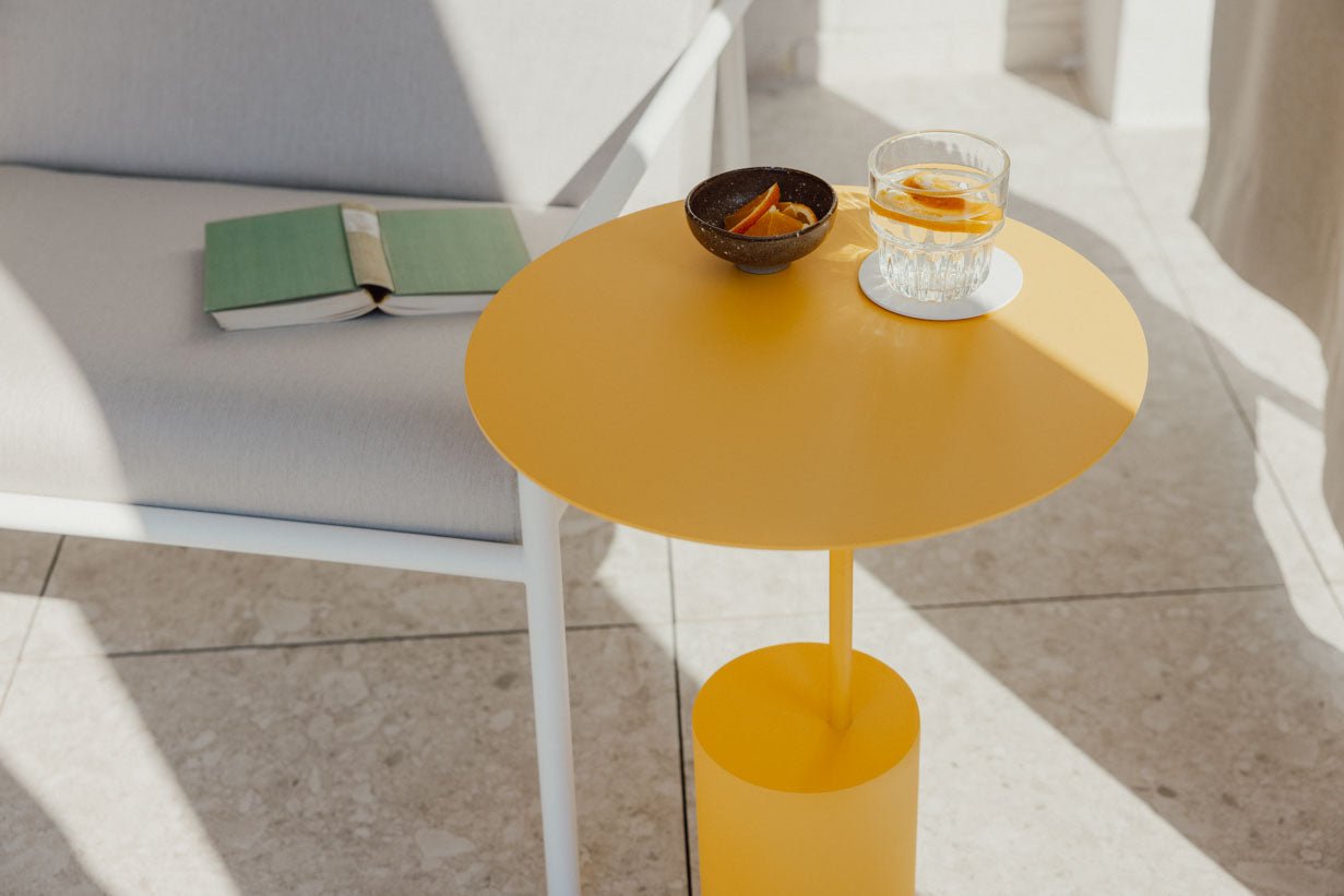 Couchtisch/Beistelltisch Ciro – Edelstahl-Design für Indoor & Outdoor