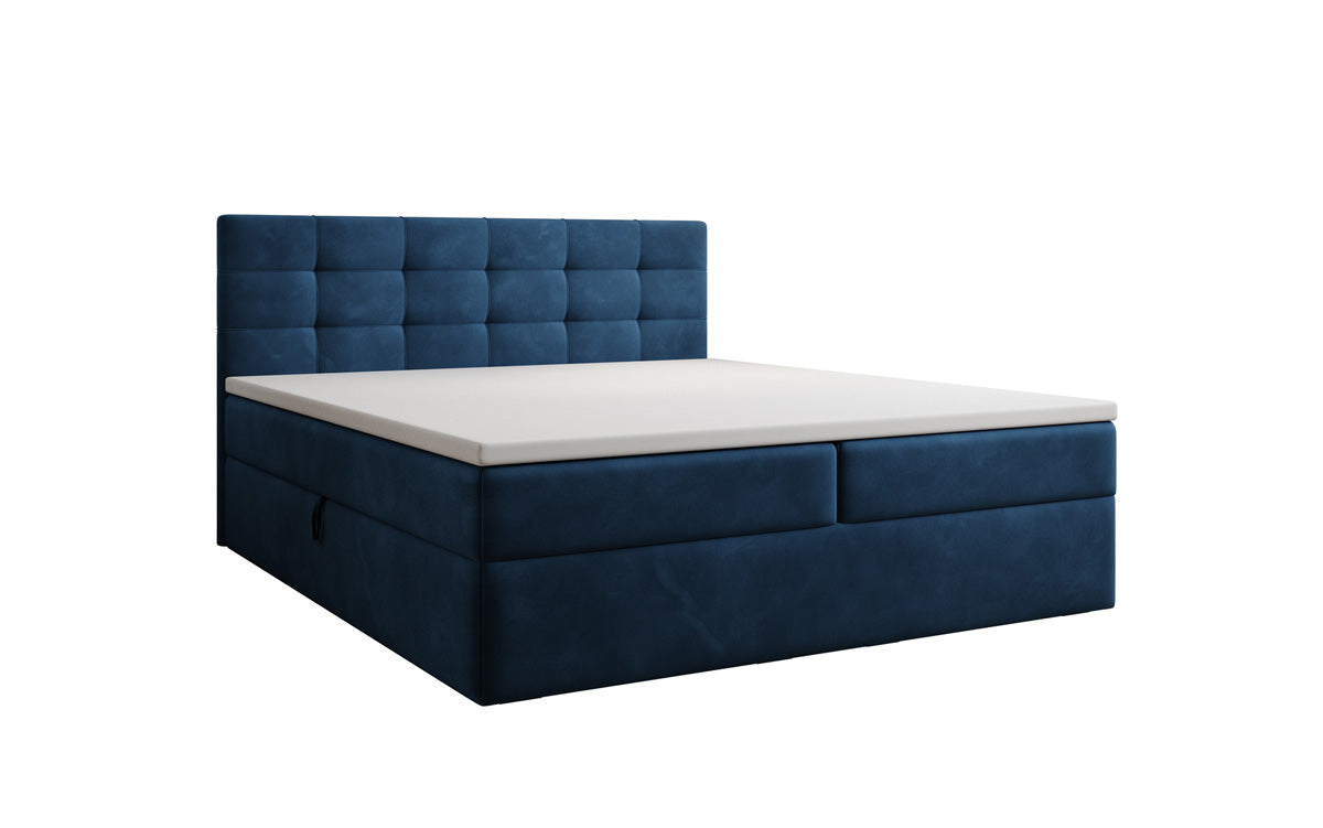 Boxspringbett Lux Samt mit Stauraum