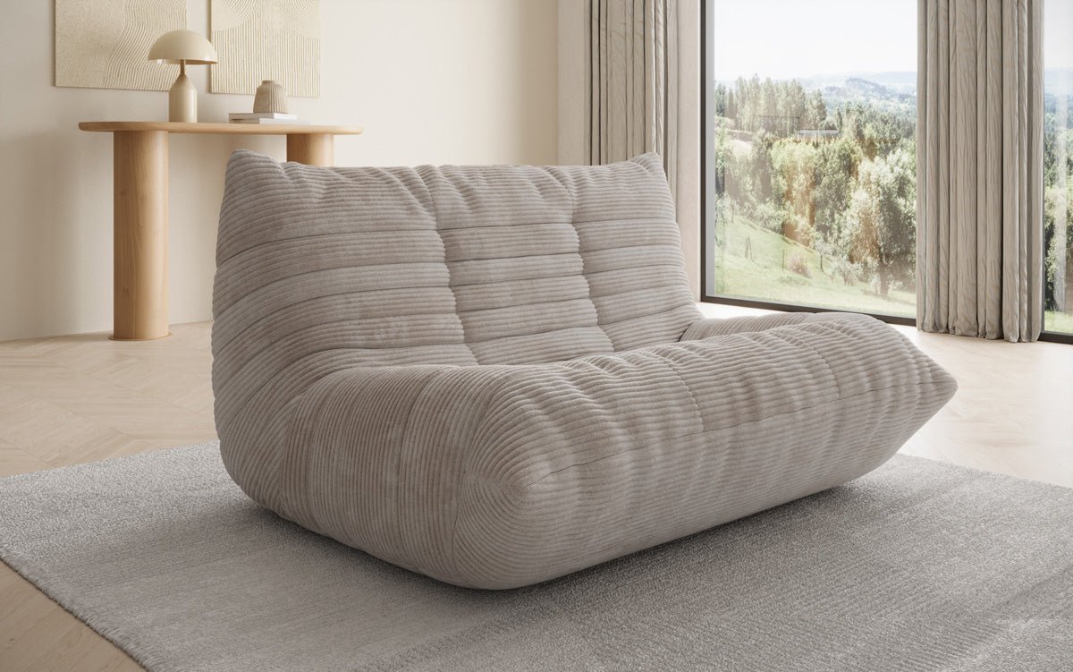 Designer 2 Sitzer Sofa Calmo in Cord