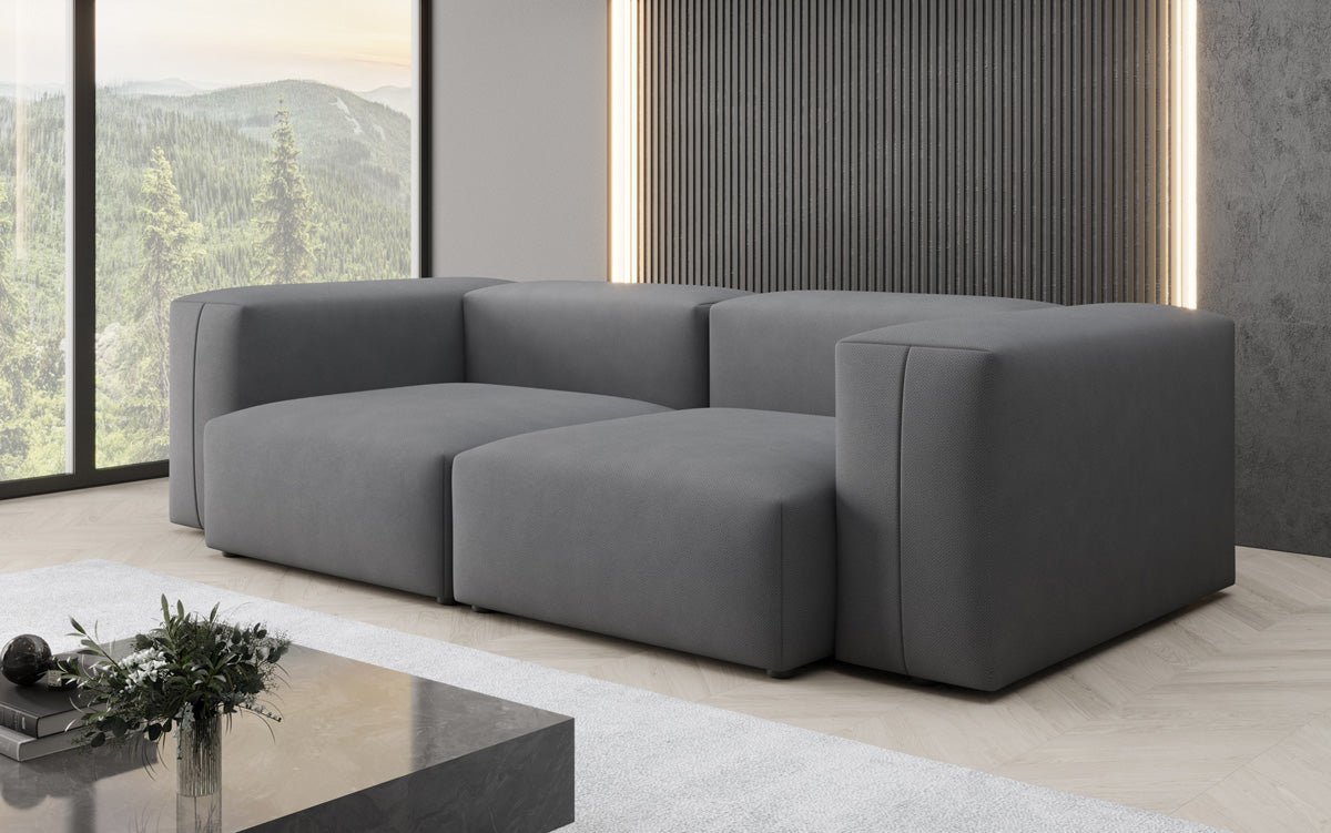 Designer 2 Sitzer Sofa Snug in Stoff