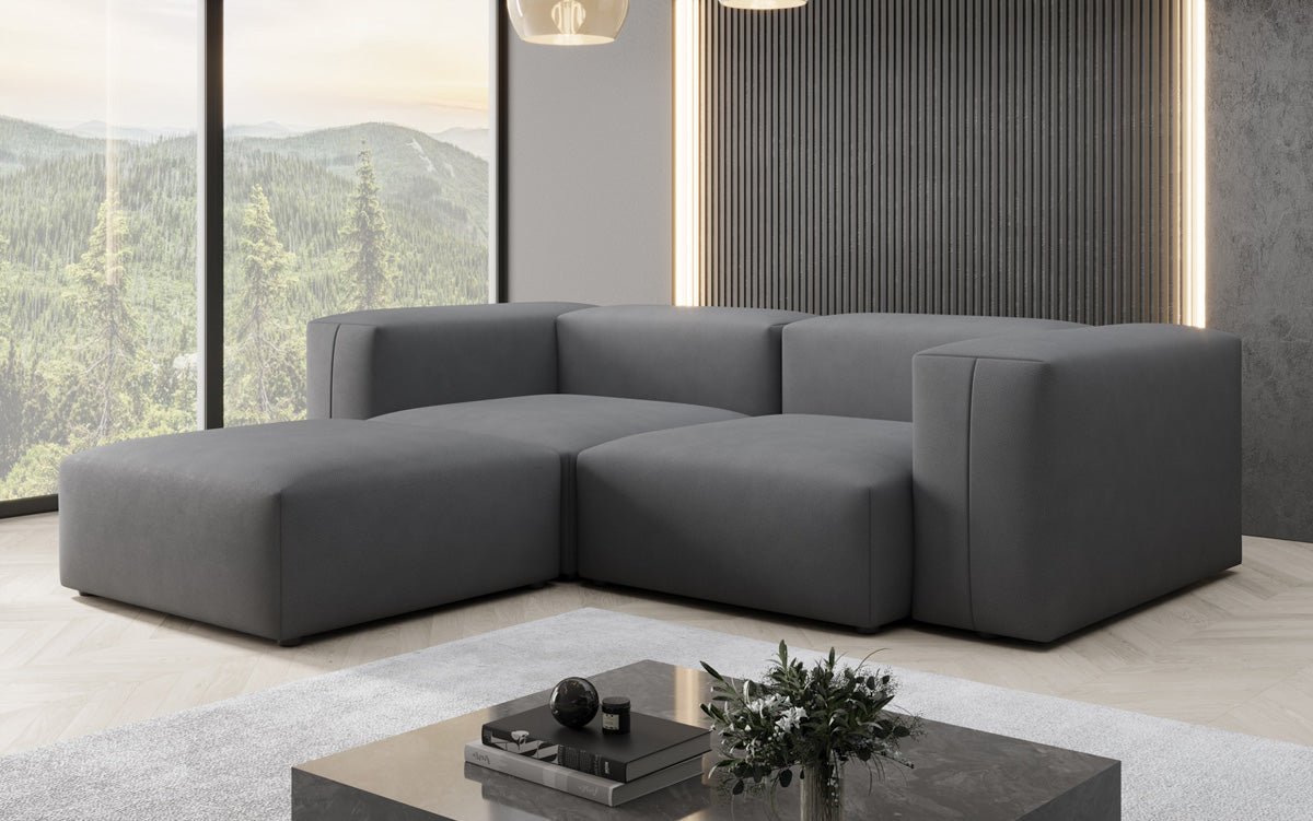Designer L Sofa Snug Mini in Stoff