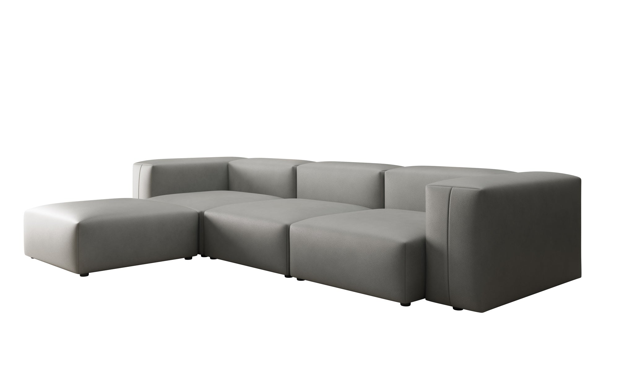 Designer Ecksofa Snug in Echtleder