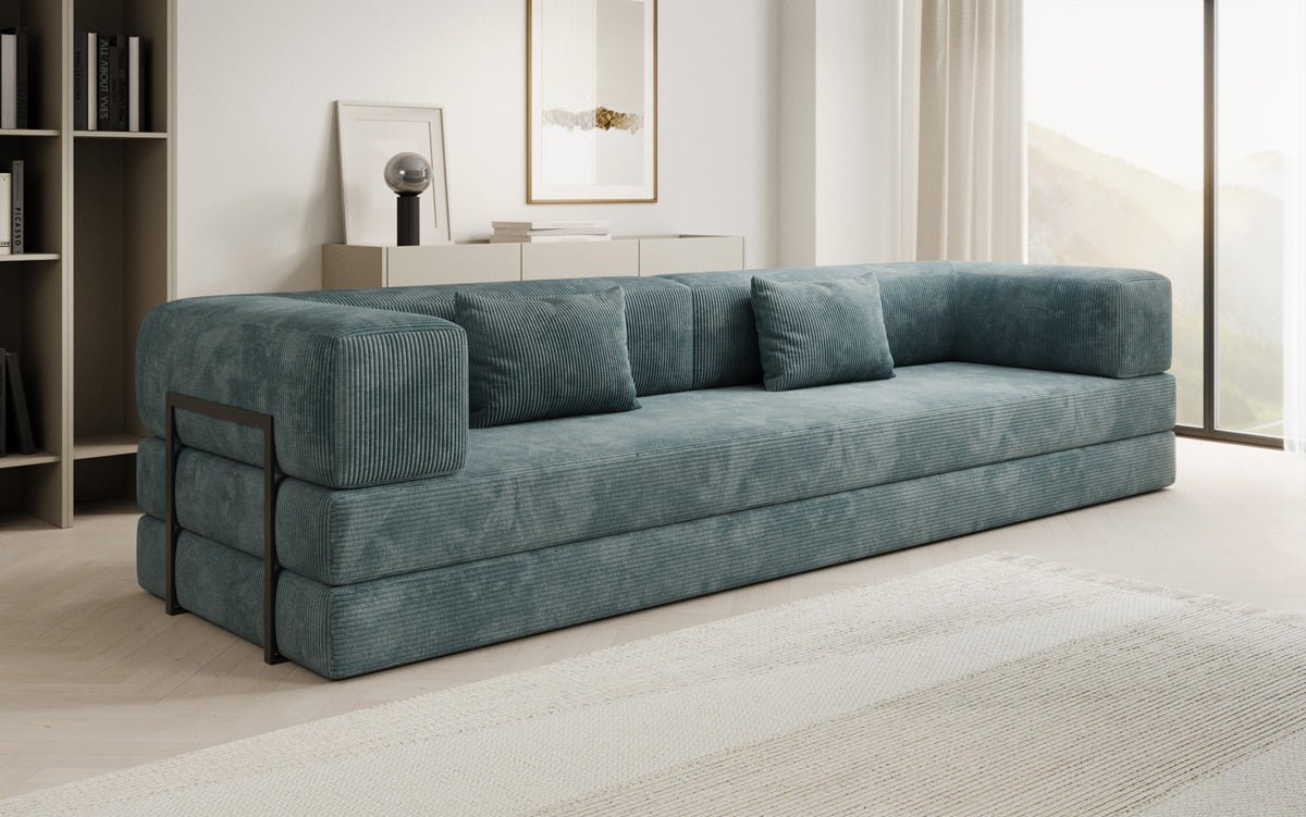 Designer Sofa Lazy 3 Sitzer XXL in Cord