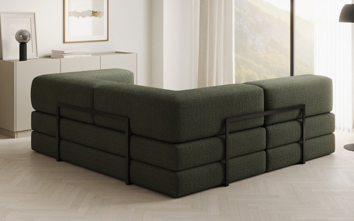 Designer Sofa Lazy L Mini in Bouclé