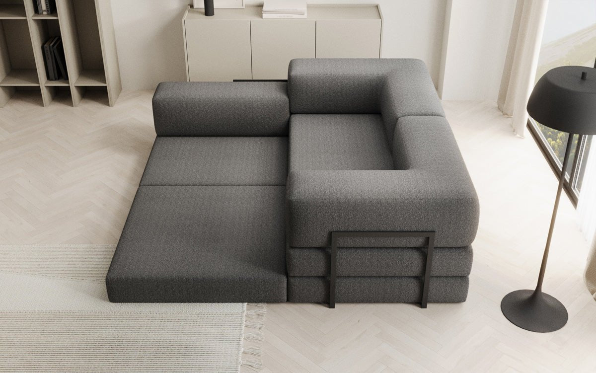 Designer Sofa Lazy L Mini in Bouclé