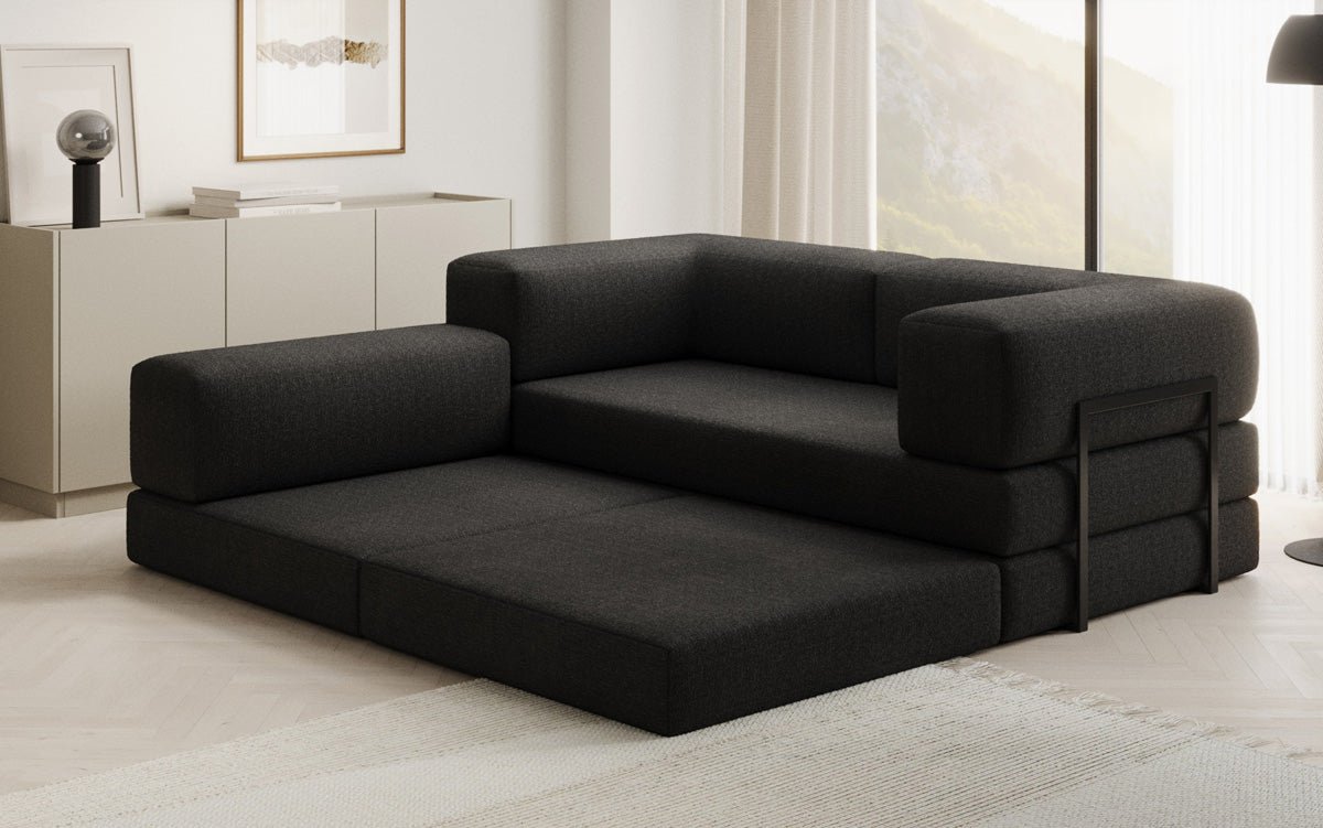 Designer Sofa Lazy L Mini in Bouclé