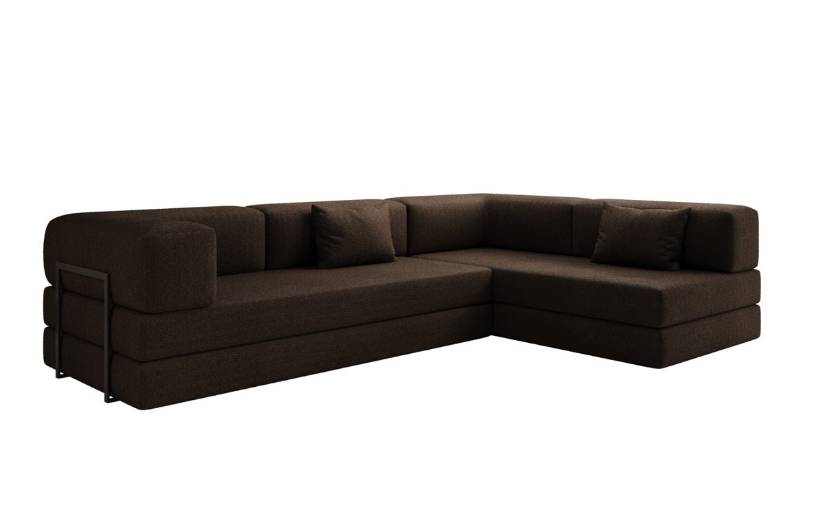 Designer Sofa Lazy L in Bouclé