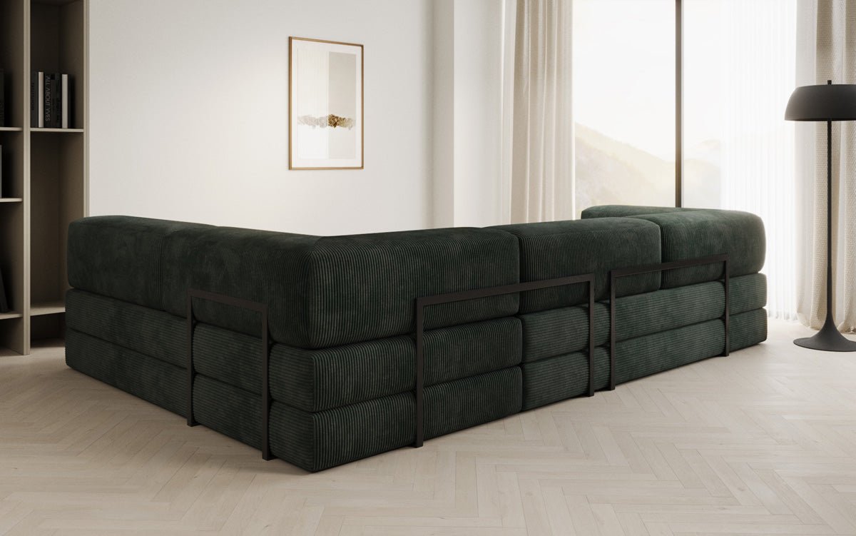 Designer Sofa Lazy L in Cord