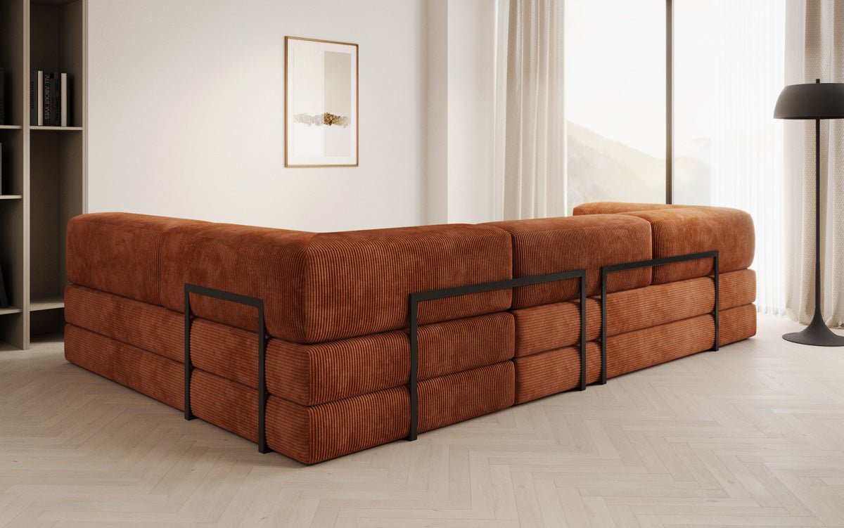 Designer Sofa Lazy L in Cord