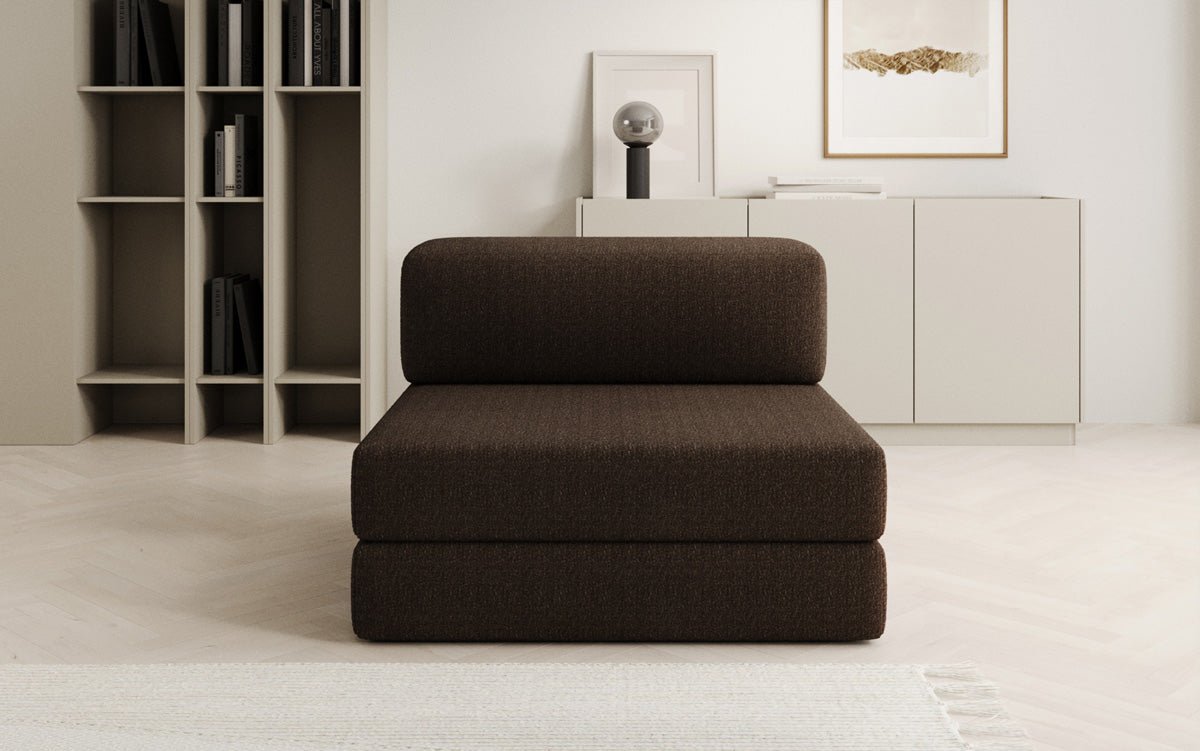 Designer Sofa Mittelmodul Lazy in Bouclé