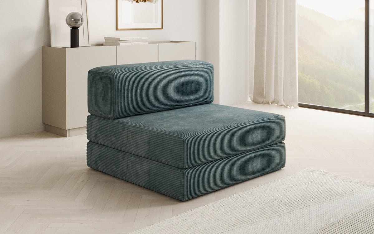 Designer Sofa Mittelmodul Lazy in Cord