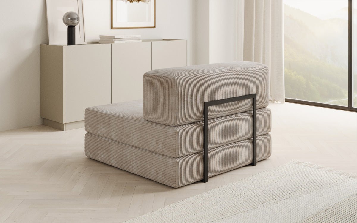 Designer Sofa Mittelmodul Lazy in Cord