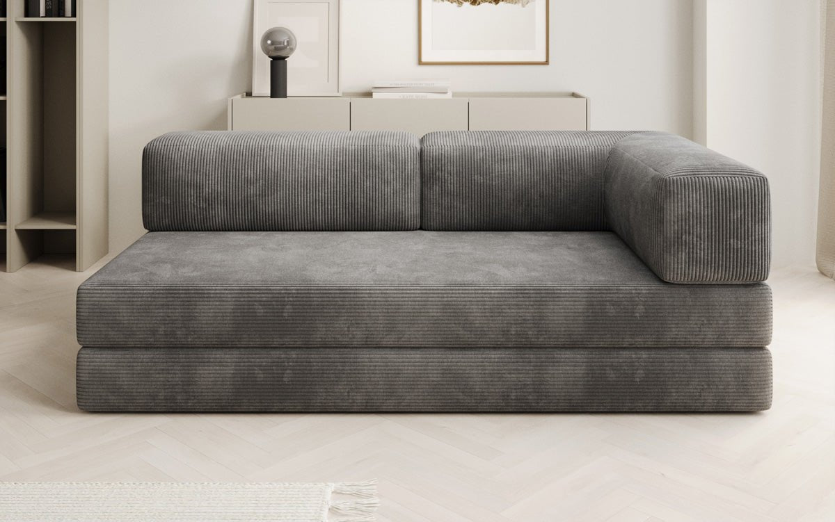 Designer Sofa/Chaise Longue Lazy in Cord