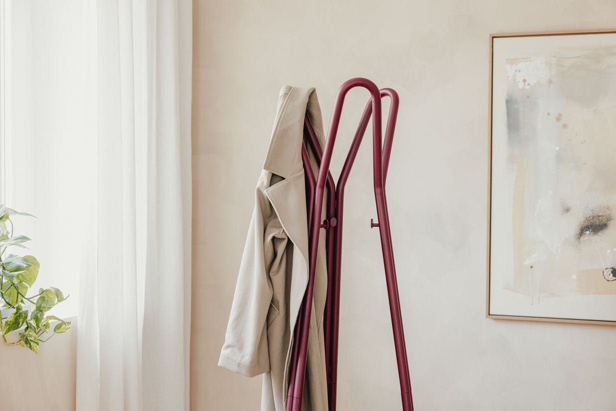 Garderobe Charles – Minimalistischer Dielenständer aus Stahl