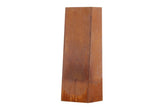 Feuerkorb Thomas - eckiger Stahlkamin in Rusty Orange