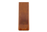 Feuerkorb Thomas - eckiger Stahlkamin in Rusty Orange
