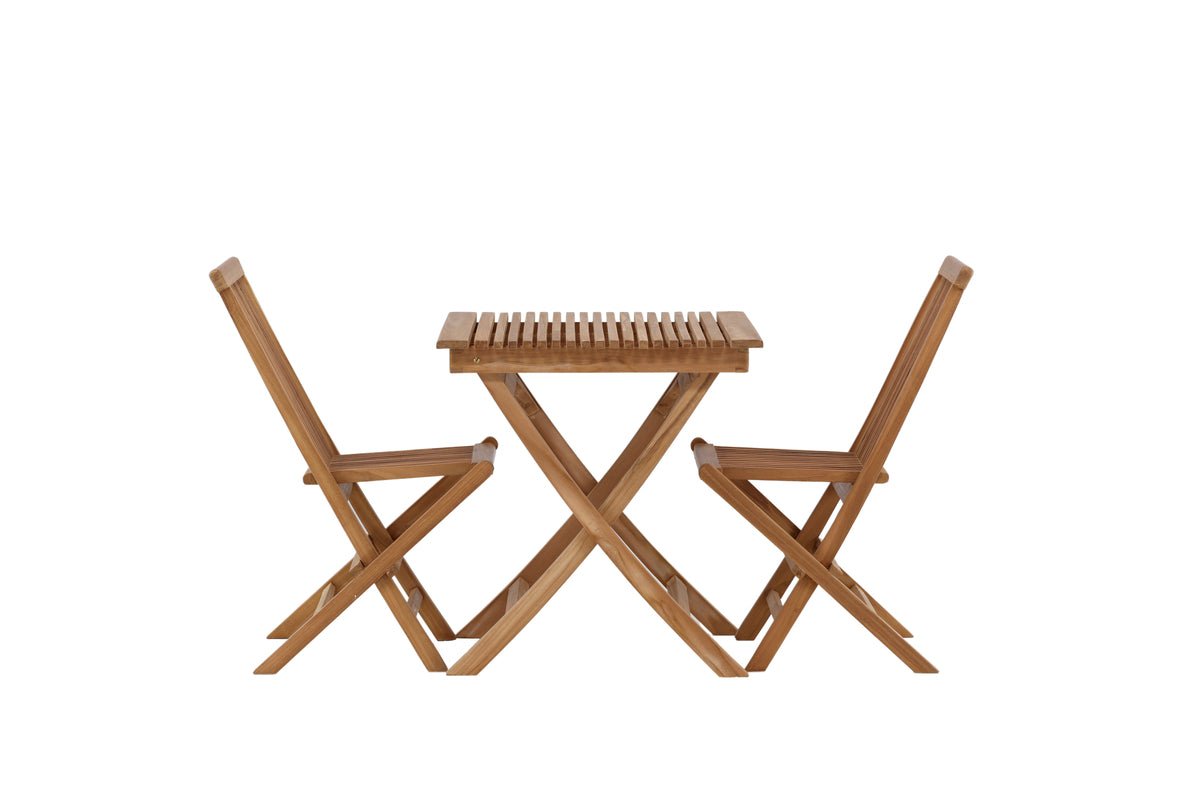 Garten Cafegruppe Wavaro – 3 teiliges Set aus Teakholz