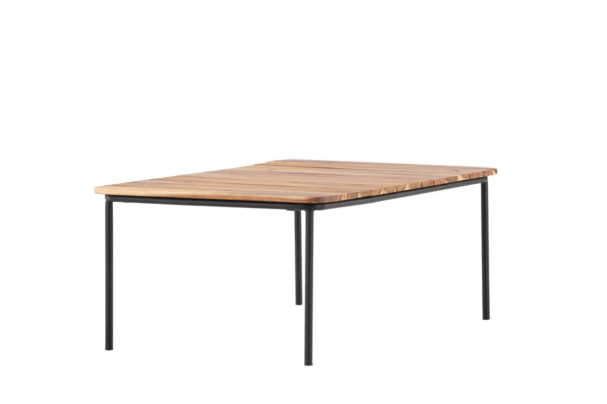 Garten Couchtisch Berit - Mit Tischplatte aus Akazie in Natur-Optik