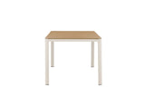 Garten Esstisch Ätna - 210x90 cm in Beige mit einer Tischplatte aus Aintwood