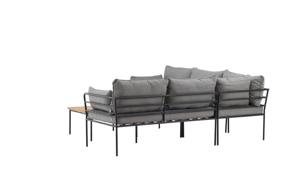 Garten Loungeset Felicita – Ecksofa mit 4 Sitzplätzen und Couchtisch