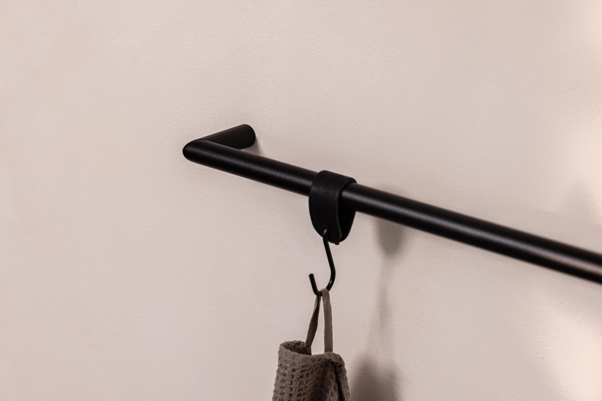 Handtuchhalter Vana – minimalistisch, rund oder eckig, drei Breiten