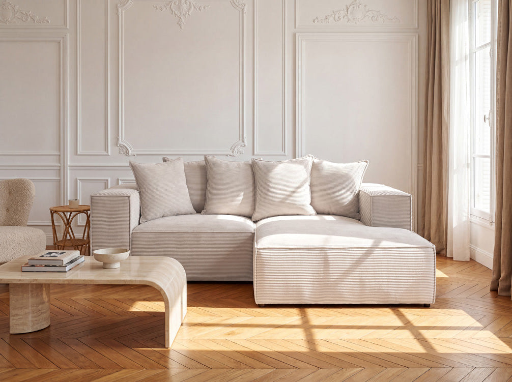 Designer Sofa Largo L Mini in Cord