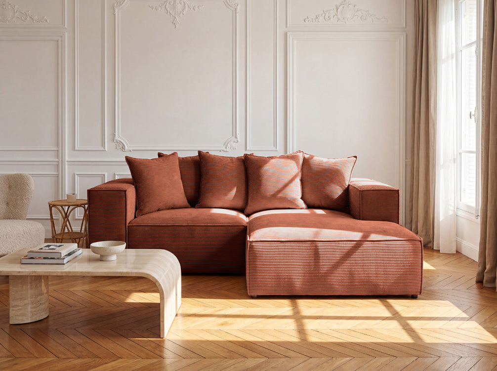 Designer Sofa Largo L Mini in Cord