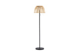 Outdoor-Stehlampe „Elan“ – wetterfeste Stehleuchte aus Bambus & Metall