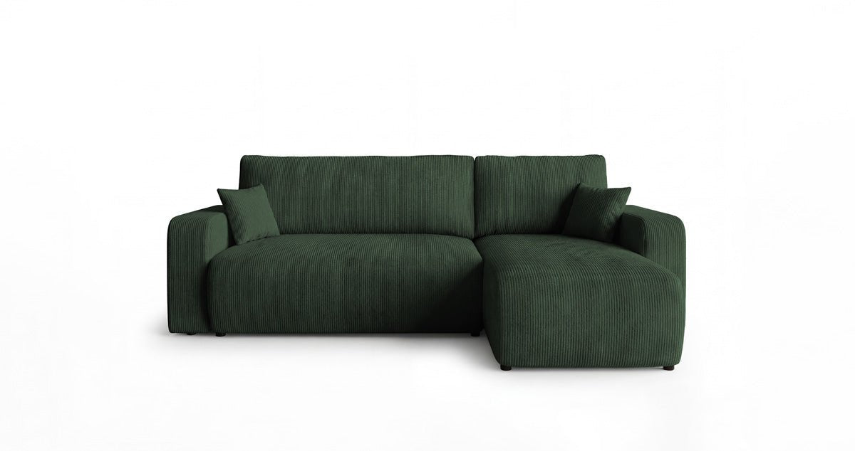 Designer Sofa Calva mit Schlaf- und Klappfunktion in Cord