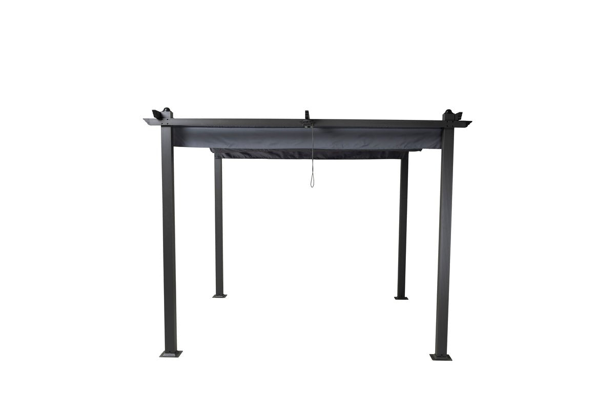Pergola Sora - mit grauem Polyesterdach