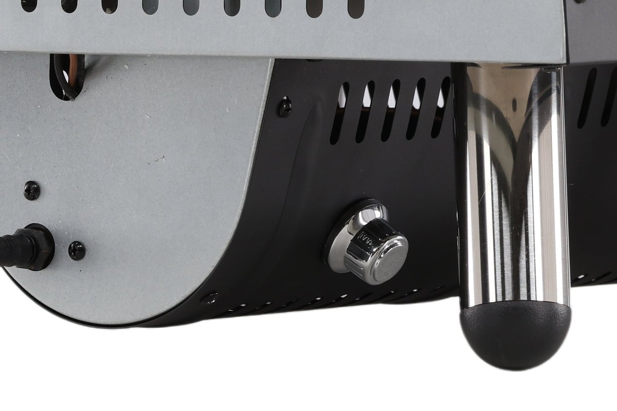 Pizzaofen Neapel - aus Stahl, Edelstahl und Keramik in Schwarz