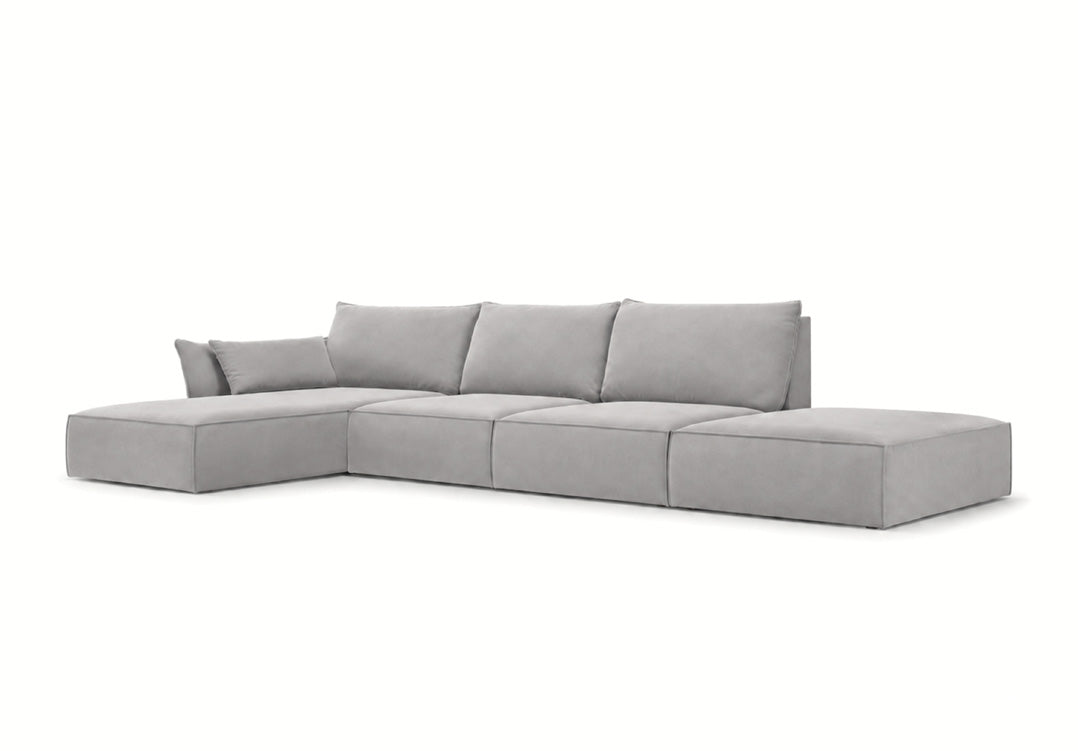 Designer Sofa Nuvola L Open in Samt