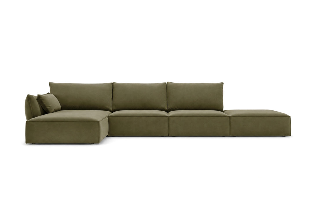 Designer Sofa Nuvola L Open in Samt