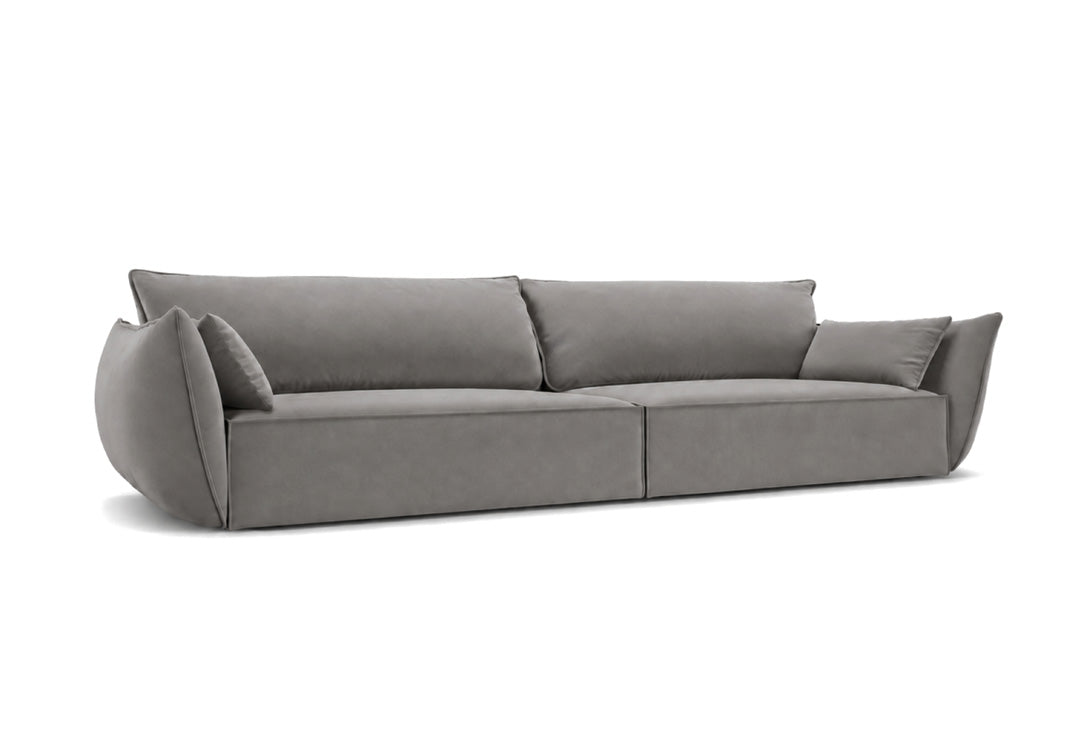 Designer Sofa 4 Sitzer Nuvola in Samt