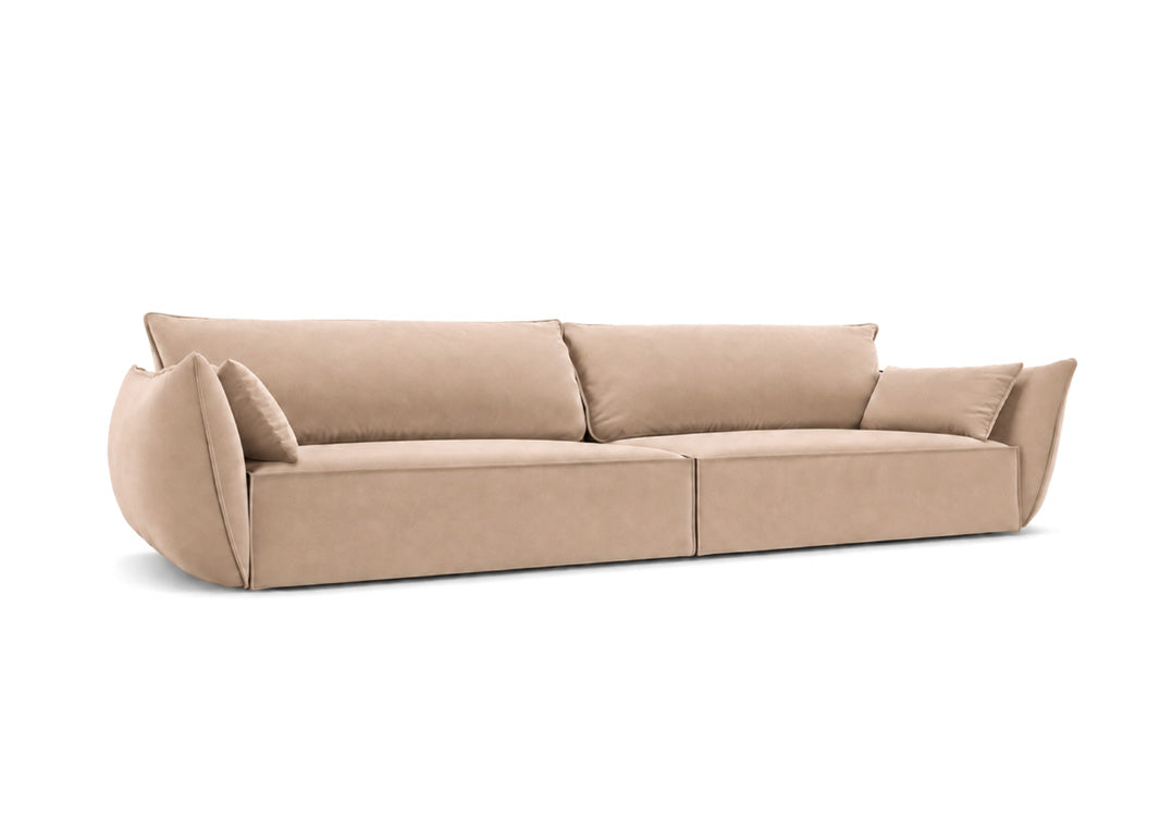 Designer Sofa 4 Sitzer Nuvola in Samt