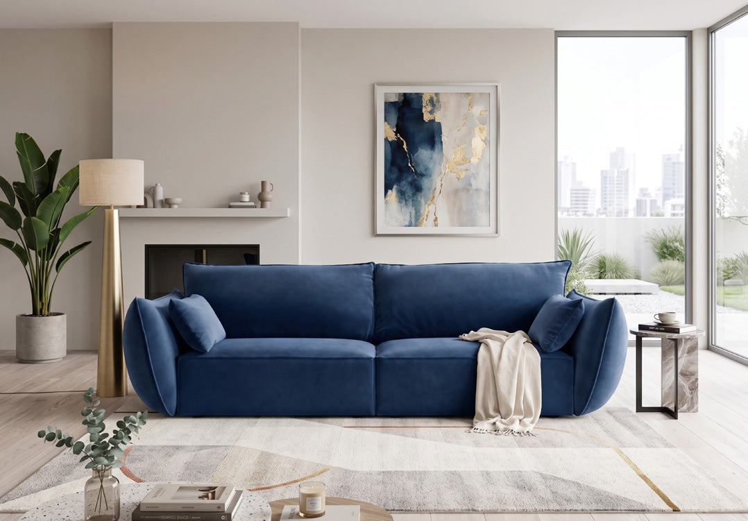 Designer Sofa 3 Sitzer Nuvola in Samt