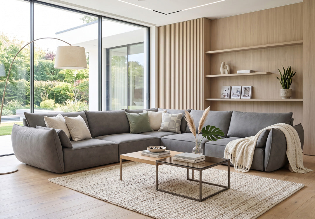Designer Sofa Nuvola L Maxi in Samt