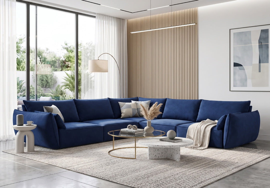 Designer Sofa Nuvola L Maxi in Samt