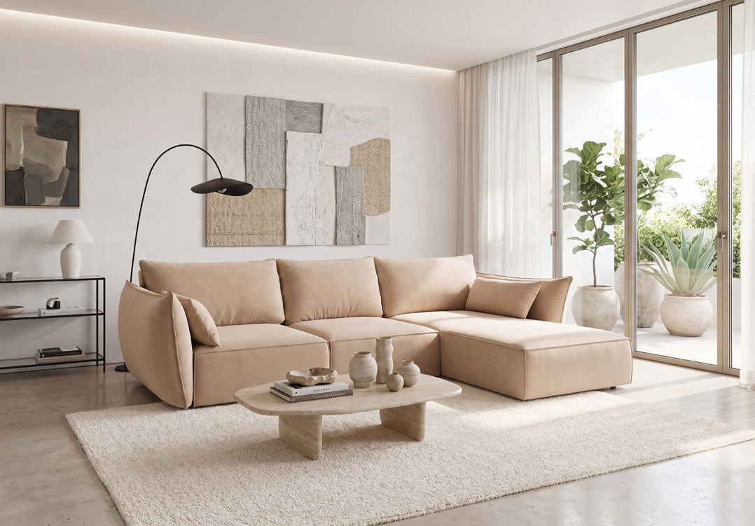 Designer Sofa Nuvola L in Samt