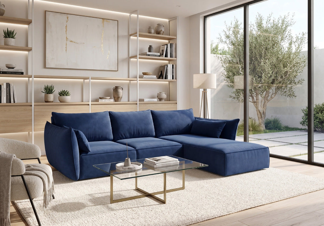 Designer Sofa Nuvola L in Samt