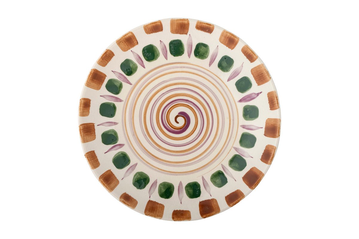 Teller Oliné – aus Steingut gefertigt