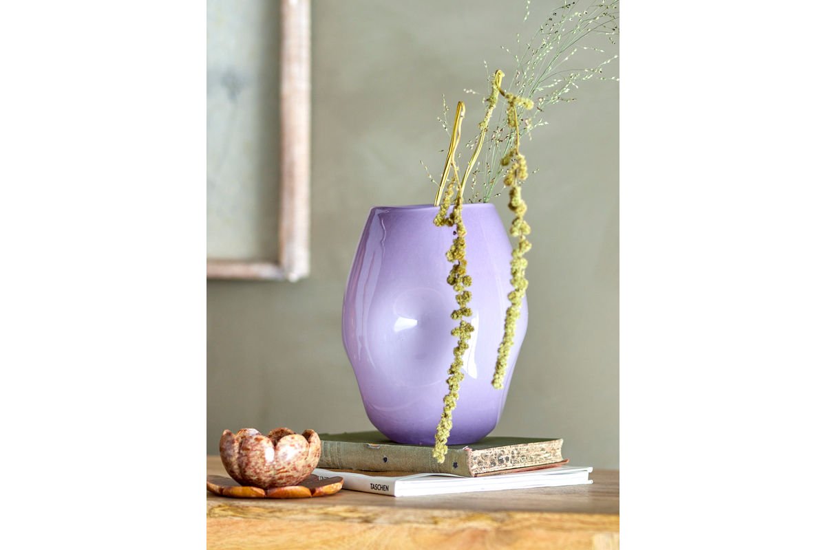 Vase „Vireya“ – Violettes Glas