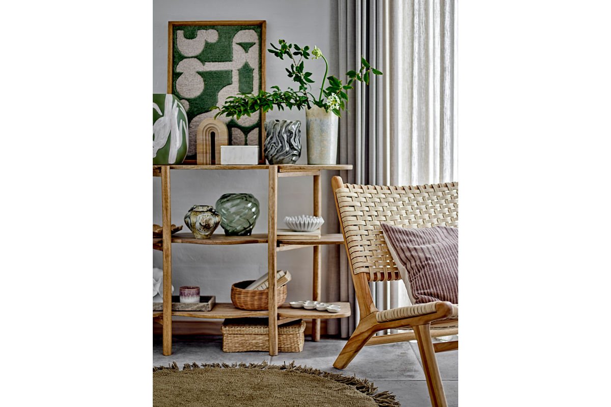 Deko-Vase „Lirena“ – Grünes Steingut